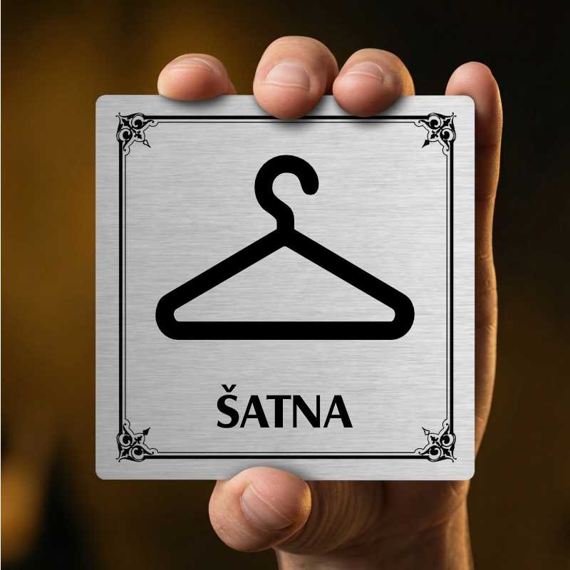 Šatna, 80x80mm, bílá, Arizona